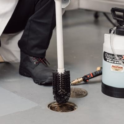 Drain Scrubbing